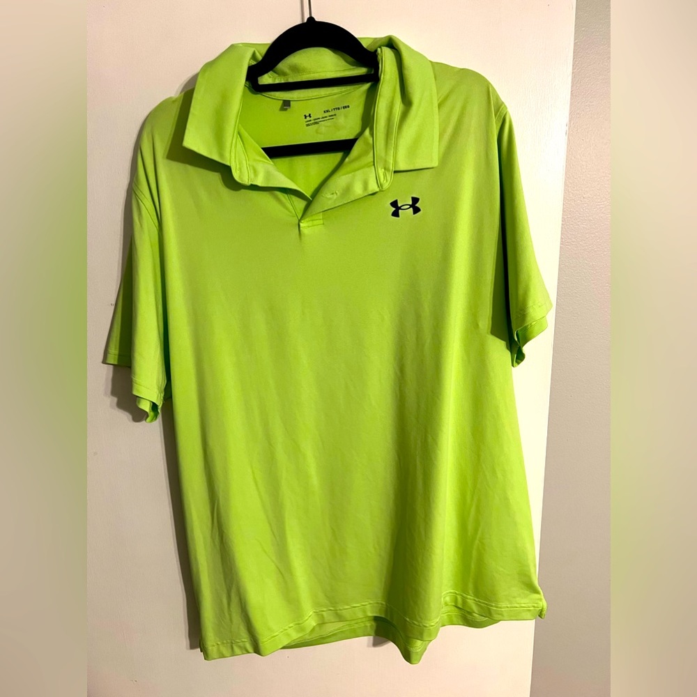 Never worn Green Under Armour golf polo